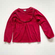 Load image into Gallery viewer, Jacadi Paris Velour Long Sleeve Top (10y)
