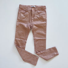 Load image into Gallery viewer, Golden + Blush Shimmery Pants (10y)
